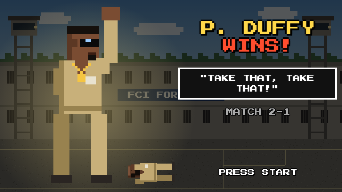 Victory screen